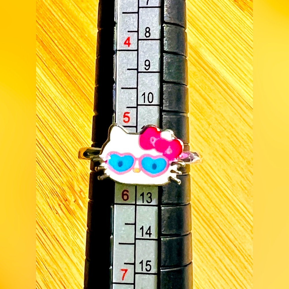 Sanrio Hello Kitty Ring Size 5.5 Japan Kawaii Fashion Style Official Merch
